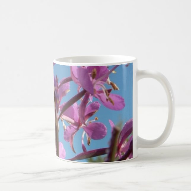 Fireweed Flower Purple Coffee Mug (Right)