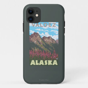 Fireweed & Mountains - Valdez, Alaska Case-Mate iPhone Case