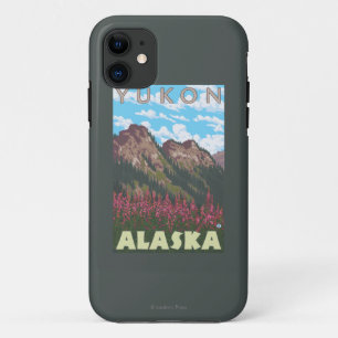 Fireweed & Mountains - Yukon, Alaska Case-Mate iPhone Case