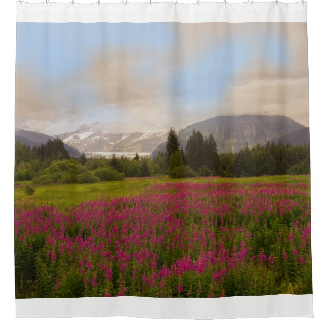 Fireweed Shower Curtain (Front)