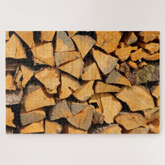 Firewood 1014-pc jigsaw puzzle (Horizontal)