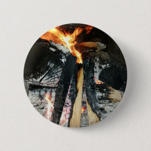 Firewood 6 Cm Round Badge