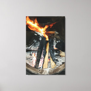 Firewood Canvas Print