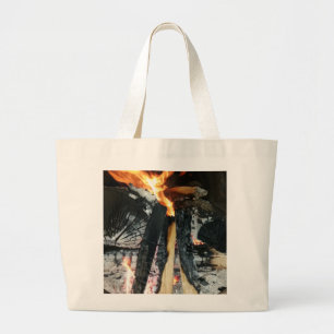 Firewood Large Tote Bag