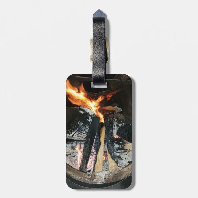 Firewood Luggage Tag (Back Vertical)