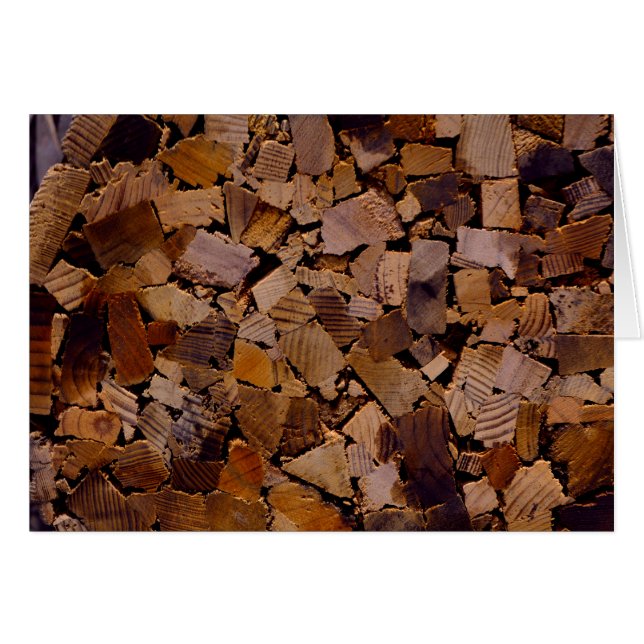 Firewood rustic cabin wood grain tree bark pattern (Front Horizontal)