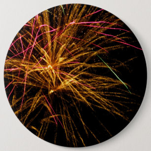 Firework 04 6 cm round badge