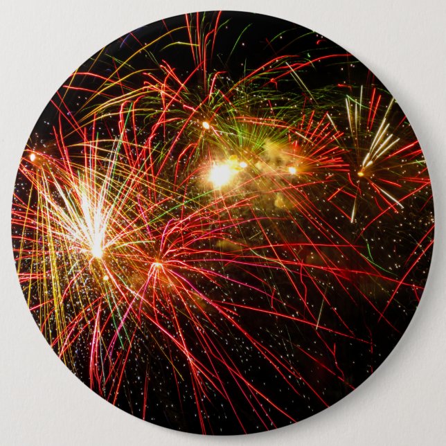 Firework 33 6 cm round badge (Front)