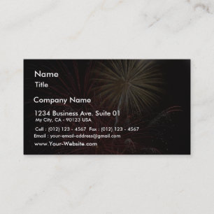 Firework Business Card