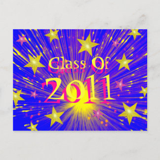 Firework 'Class of 2011' postcard