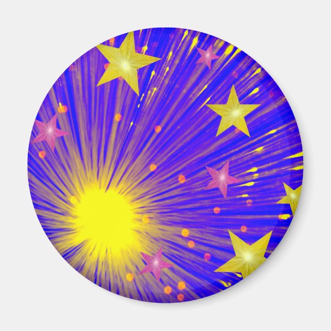 Firework fridge magnet (Front)