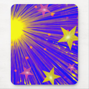 Firework mousepad portrait