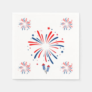 Firework Napkin