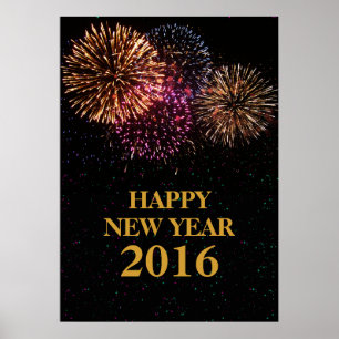 Firework New Year's Eve Poster