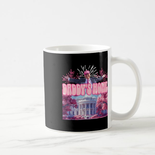 Firework Pink - Daddy's Home Trump 2024  Coffee Mug (Right)