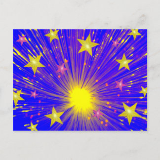 Firework postcard