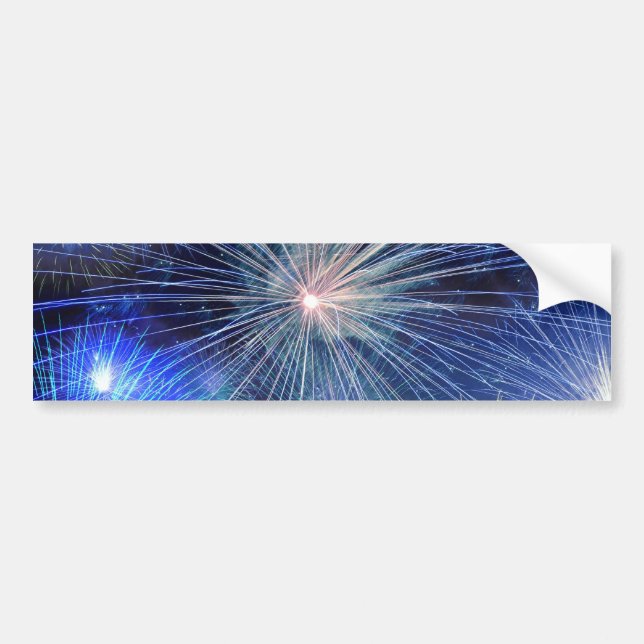 Firework Rockets Bumper Sticker (Front)