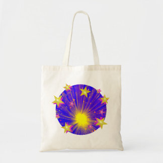 Firework Round tote bag