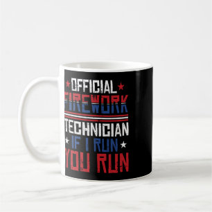 Firework Technician 4th Of July Funny Usa Pyro-tec Coffee Mug
