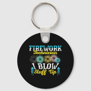 Firework Technigovernment Agencyn Blow Stuff Up Key Ring