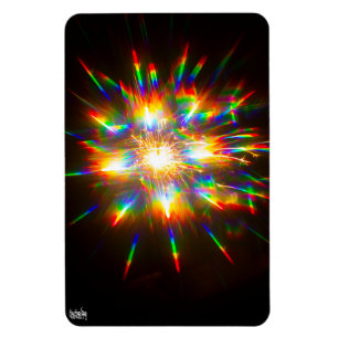 Firework Through 3D Glasses 1 Magnet