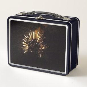 Fireworks 10 black lunchbox