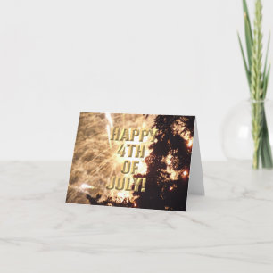 Fireworks 15 4th of July card