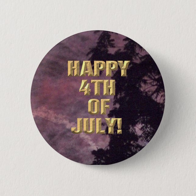 Fireworks 16 4th of July button (Front)
