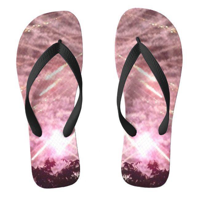 Fireworks 17 wide flip flops (Footbed)