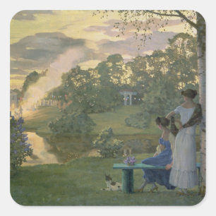 Fireworks, 1922 square sticker