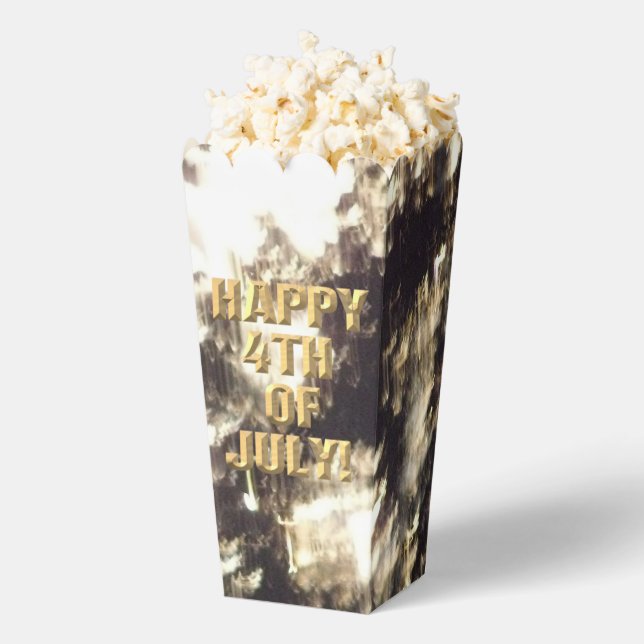 Fireworks 2 4th of July popcorn boxes (Popped)