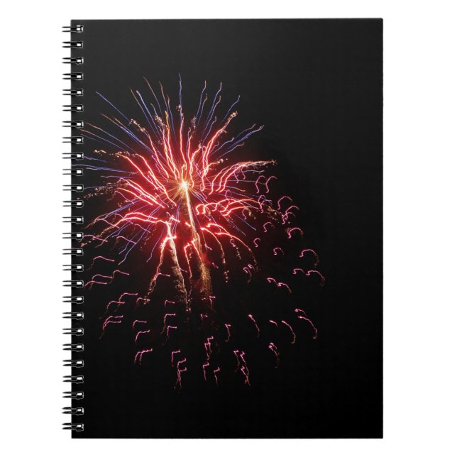 Fireworks 2 spiral notebook (Front)