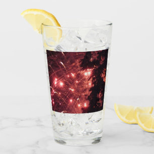 Fireworks 3 Collins glass tumbler