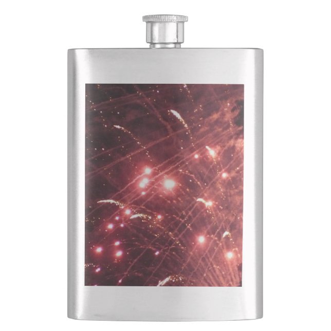 Fireworks 3 stainless steel flask (Front)