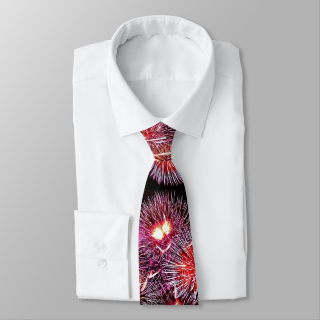 Fireworks - 4th of July Tie (Tied)