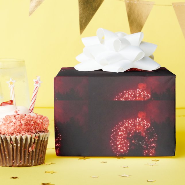 Fireworks 7 glossy wrapping paper (Birthday Party)