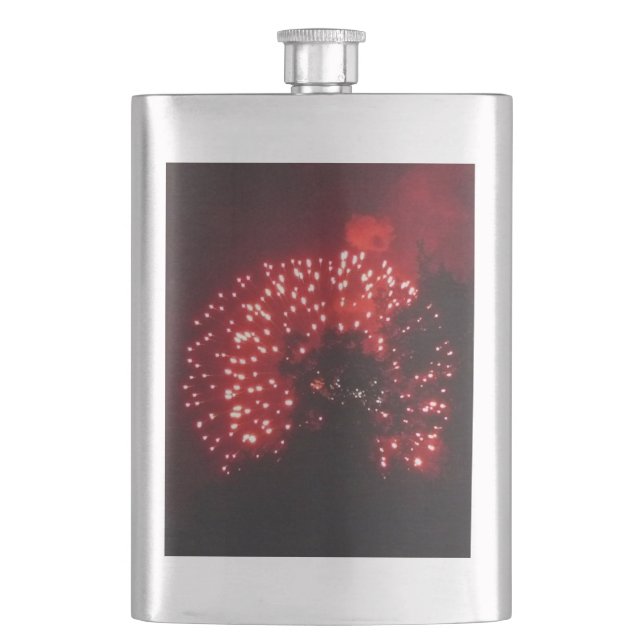 Fireworks 7 stainless steel flask (Front)