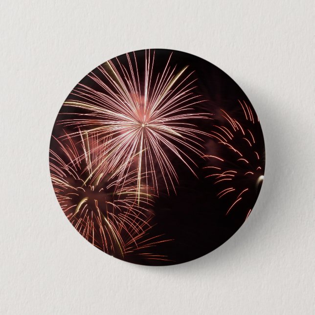 Fireworks 8 6 cm round badge (Front)