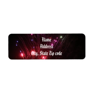 Fireworks Address Labels