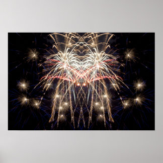 Fireworks Art: "Griffin" Original digital art Poster