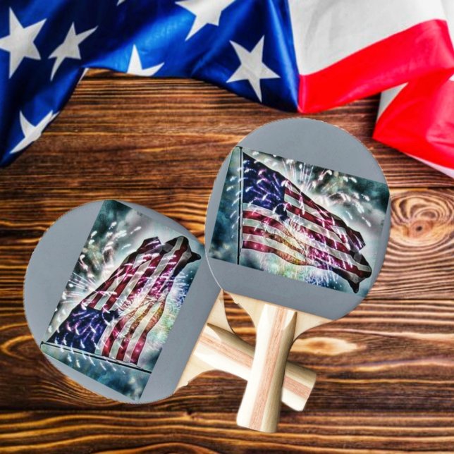 Fireworks Backdrop     Ping Pong Paddle (This Fireworks Backdrop Ping Pong Paddle, should get you in a patriotic mood, as you play the game!)