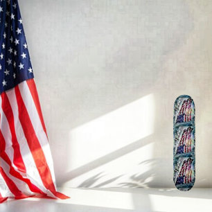 Fireworks Backdrop Skateboard
