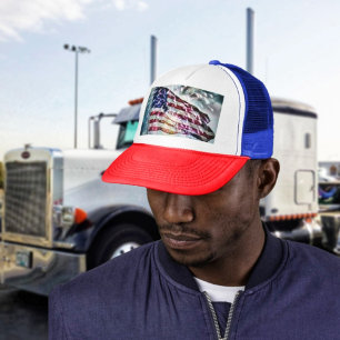 Fireworks Backdrop  Trucker Hat