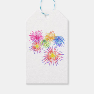 Fireworks Big Party Celebration Firecrackers Gift Tags