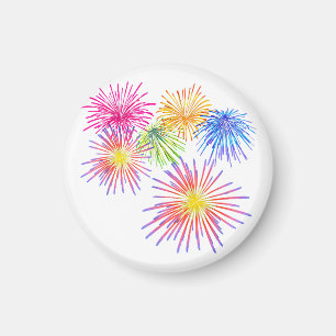 Fireworks Big Party Celebration Firecrackers Magnet