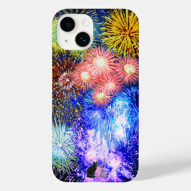 Fireworks Bursts Case-Mate iPhone Case (Back)
