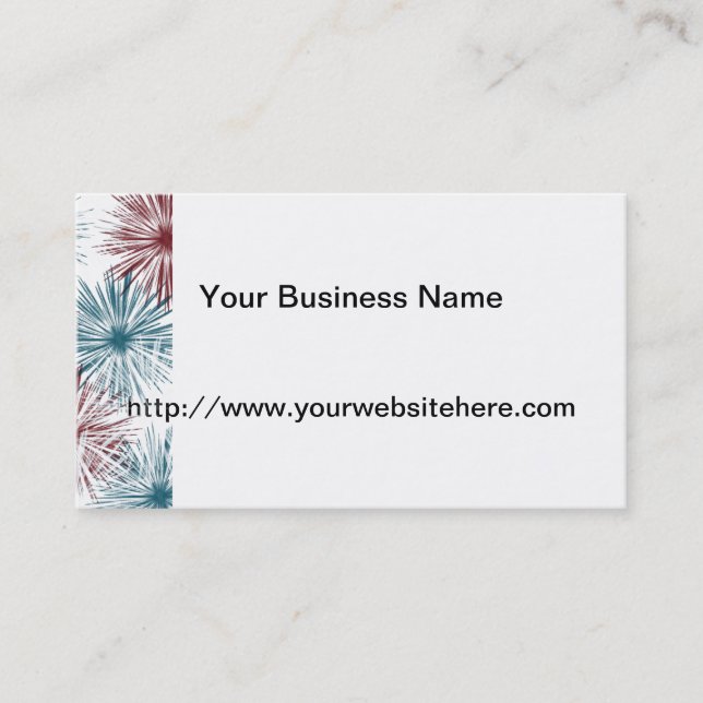 Fireworks Business Card (Front)