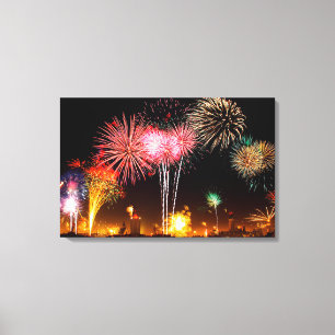 Fireworks Canvas Print