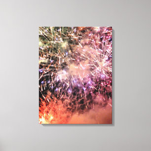 FIREWORKS CANVAS PRINT