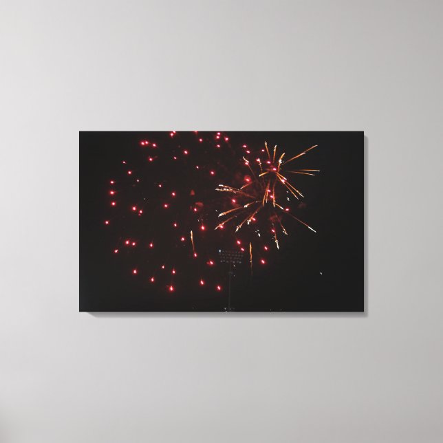 Fireworks Canvas Prints (Front)